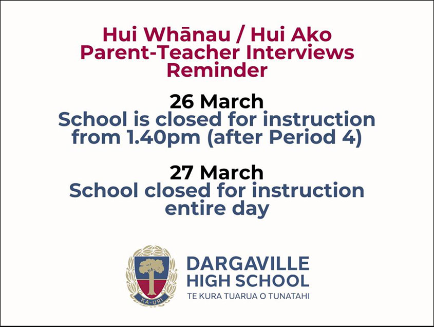 Dargaville High School Hui Whānau